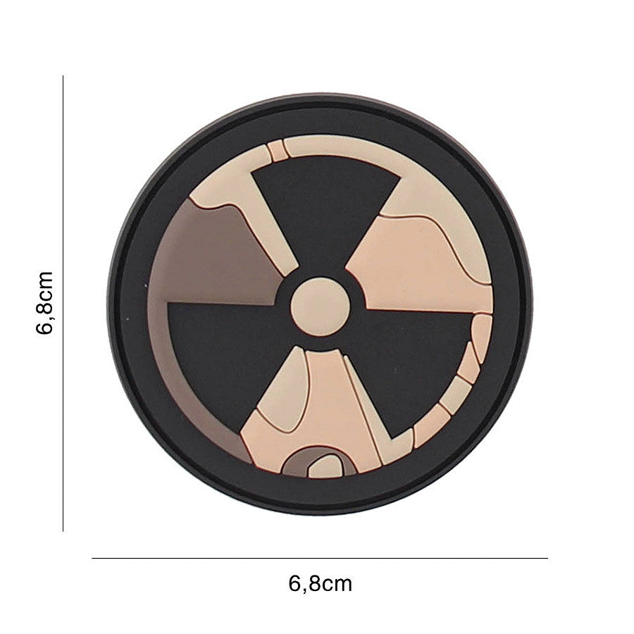 Embleem 3D PVC Nuclear desert - Afirmă-ți Prezența Tactică