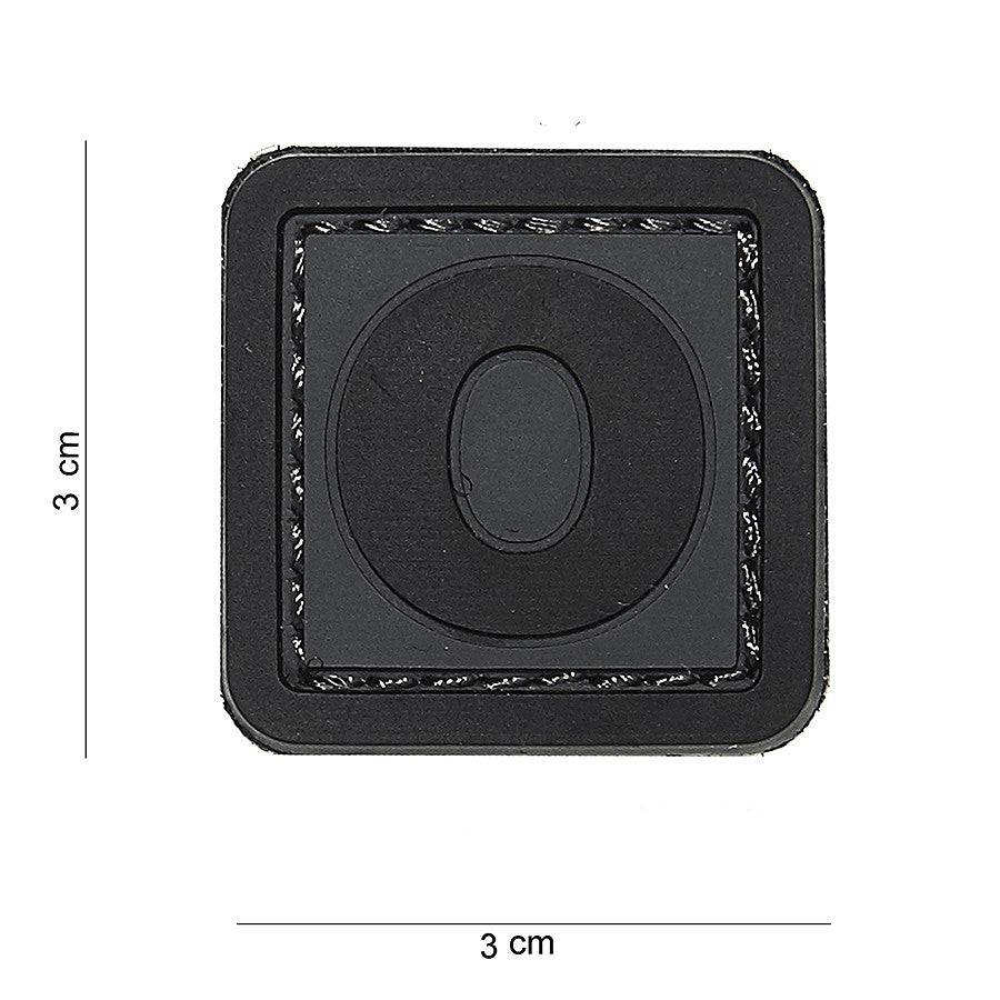 Embleem 3D PVC O #15025 - Personalizare Tactică Durabilă