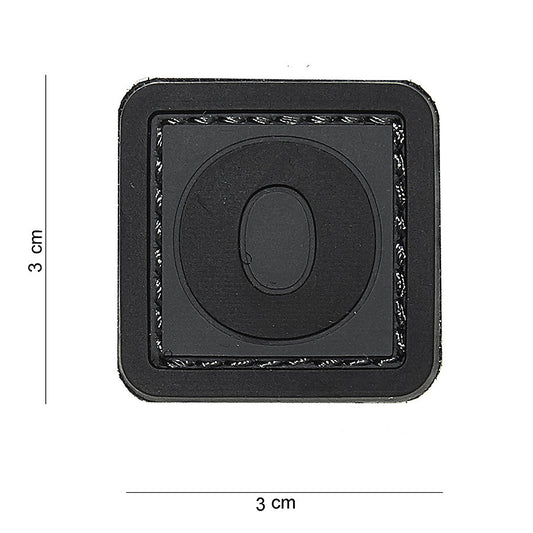 Embleem 3D PVC O #15025 - Personalizare Tactică Durabilă