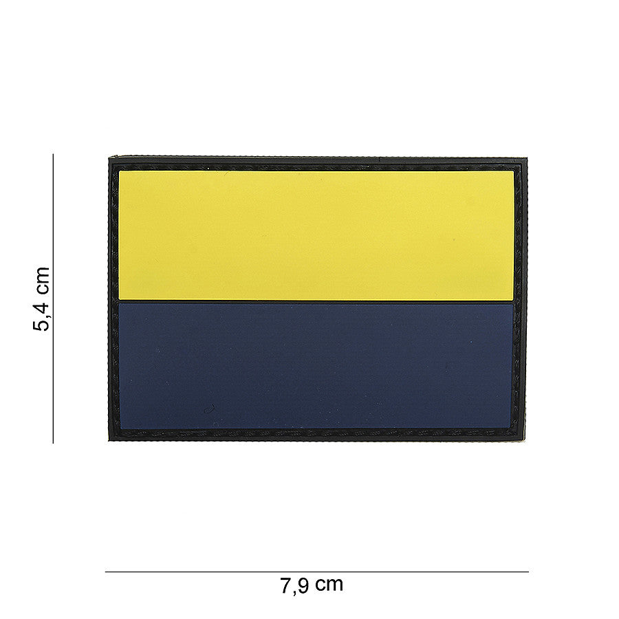 Embleem 3D PVC Oekraine #15050 - Afirmă-ți Sprijinul cu Mândrie
