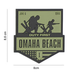 Embleem 3D PVC Omaha Beach #7122 - Simbolul Curajului Legendar