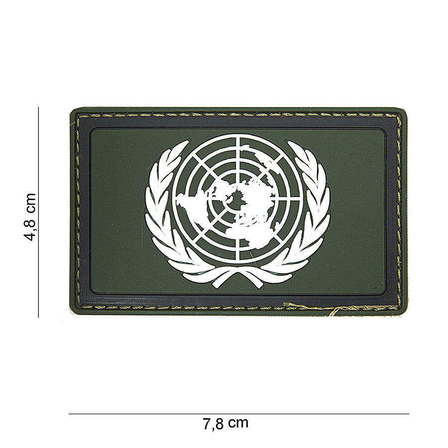 Embleem 3D PVC Organizația Națiunilor Unite Verde - Semn de Identitate Autentică