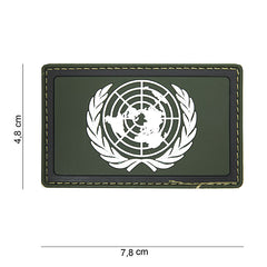 Embleem 3D PVC Organizația Națiunilor Unite Verde - Semn de Identitate Autentică