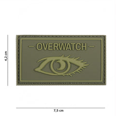 Embleem 3D PVC Overwatch Verde - Identitate Tactică Distinctă