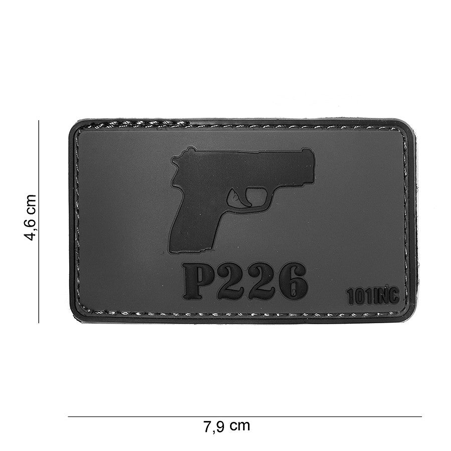 Embleem 3D PVC P226 Tactical Gear - Afirmă Identitatea Tacticală