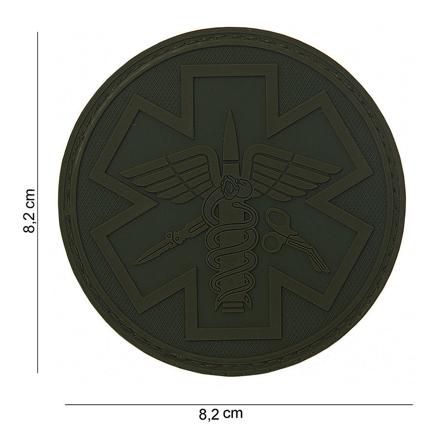 Embleem 3D PVC Para medic #13009 - Identificare Rapidă & Clară