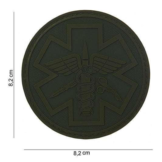 Embleem 3D PVC Para medic #13009 - Identificare Rapidă & Clară