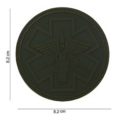 Embleem 3D PVC Para medic #13009 - Identificare Rapidă & Clară
