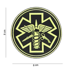 Embleem 3D PVC Para medic - Identificare Rapidă Vitală