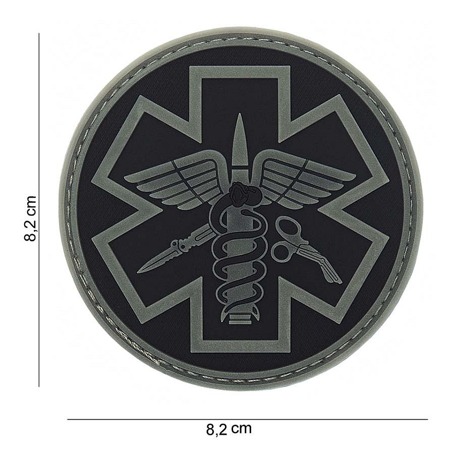 Embleem 3D PVC Para medic Tactic - Identificare Rapidă Vitală
