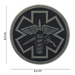 Embleem 3D PVC Para medic Tactic - Identificare Rapidă Vitală
