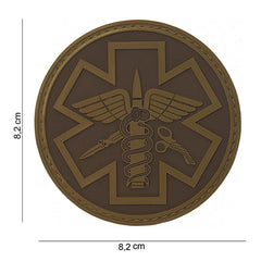 Embleem 3D PVC Para medic Tactical - Identificare Rapidă Esențială