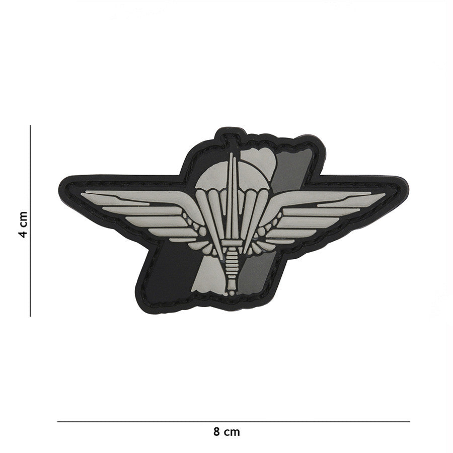 Embleem 3D PVC Para Wing Gri Militare - Identitate Tactică Asigurată