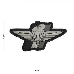 Embleem 3D PVC Para Wing Gri Militare - Identitate Tactică Asigurată