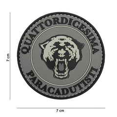 Embleem 3D PVC Paracadutisti Gri - Semn de Apartenență și Curaj