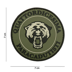 Embleem 3D PVC Paracadutisti Groen - Distincție Tactică Durabilă