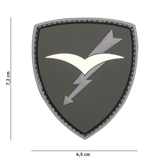 Embleem 3D PVC Paratroopers Brigade Folgore Grijs - Mândria Parașutiștilor