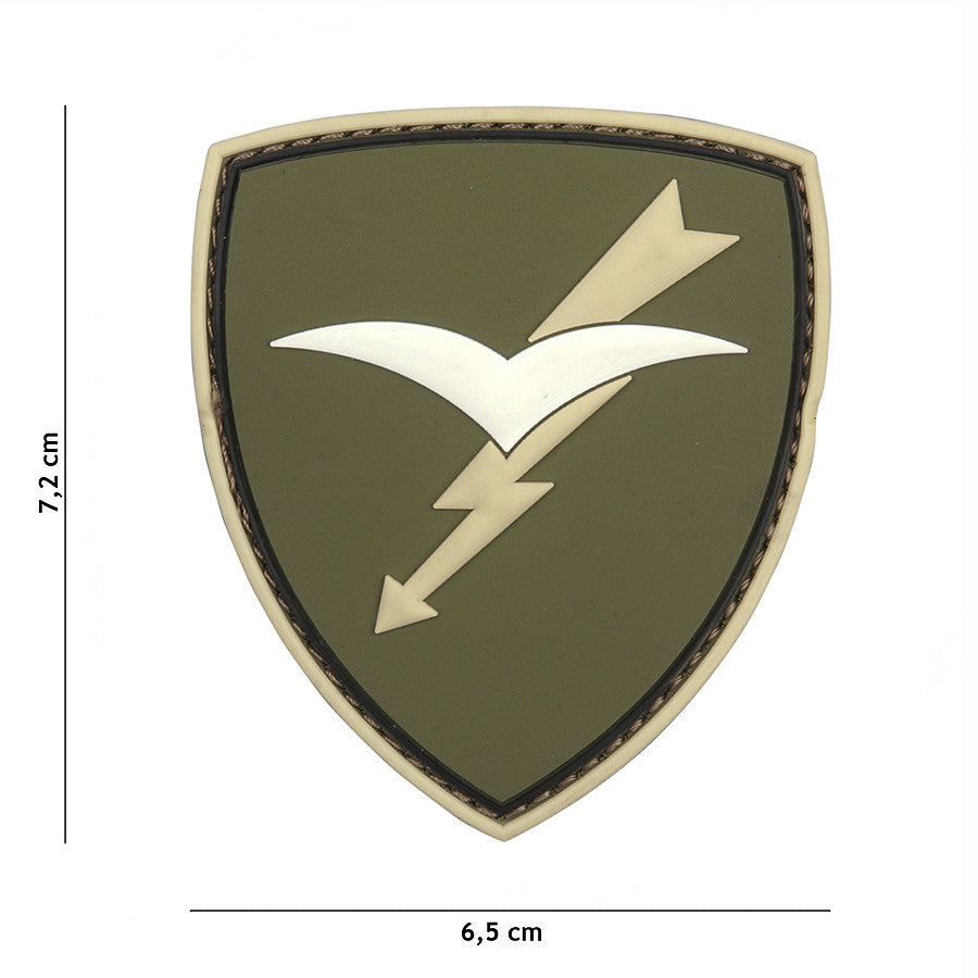 Embleem 3D PVC Paratroopers Brigade Folgore Verde - Simbol al Elitei