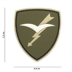 Embleem 3D PVC Paratroopers Brigade Folgore Verde - Simbol al Elitei