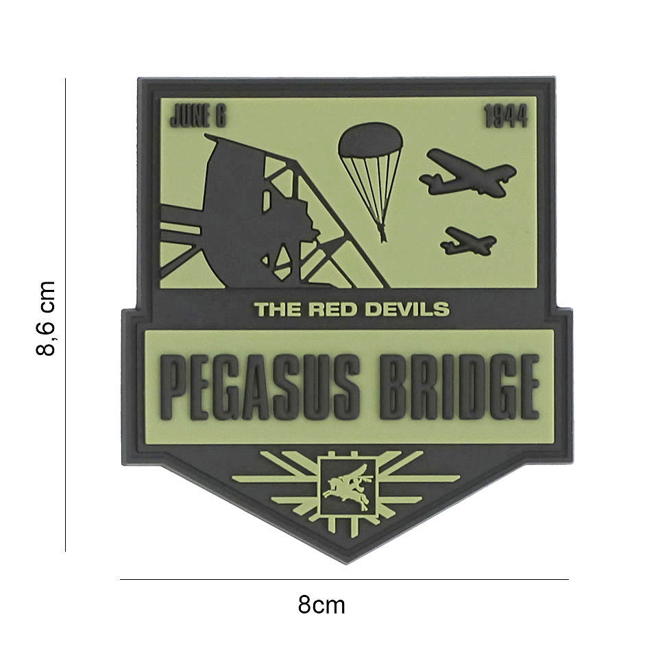 Embleem 3D PVC Pegasus Bridge #7123 - Omagiu și Rezistență