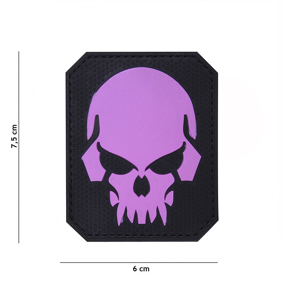 Embleem 3D PVC Pirate skull Roze - Impune-ți Stilul