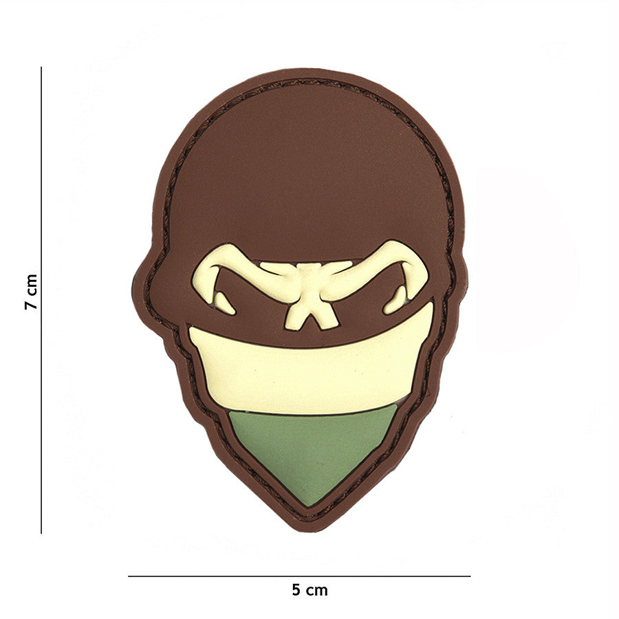 Embleem 3D PVC Polish Skull #2103 - Personalizare Tactica Suprema