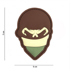 Embleem 3D PVC Polish Skull #2103 - Personalizare Tactica Suprema