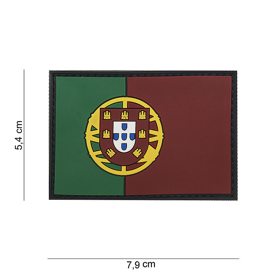 Embleem 3D PVC Portugal #15055 - Afirmă-ți Mândria Tactică