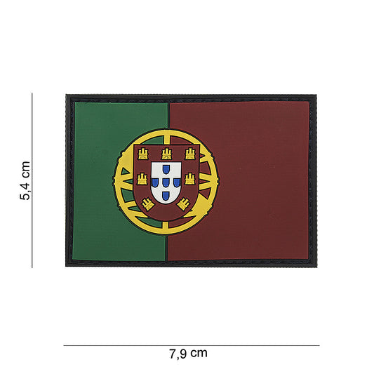 Embleem 3D PVC Portugal #15055 - Afirmă-ți Mândria Tactică