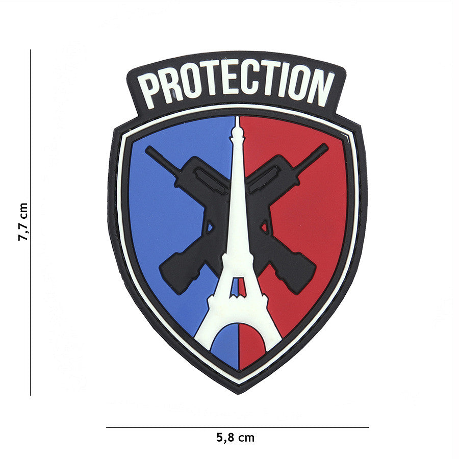 Embleem 3D PVC Protection #11105 - Personalizare Robustă și Durabilă