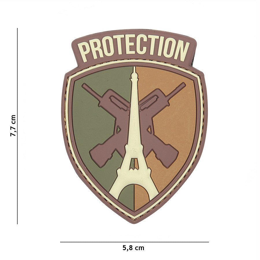 Embleem 3D PVC Protection - Identitate Tactică Incontestabilă