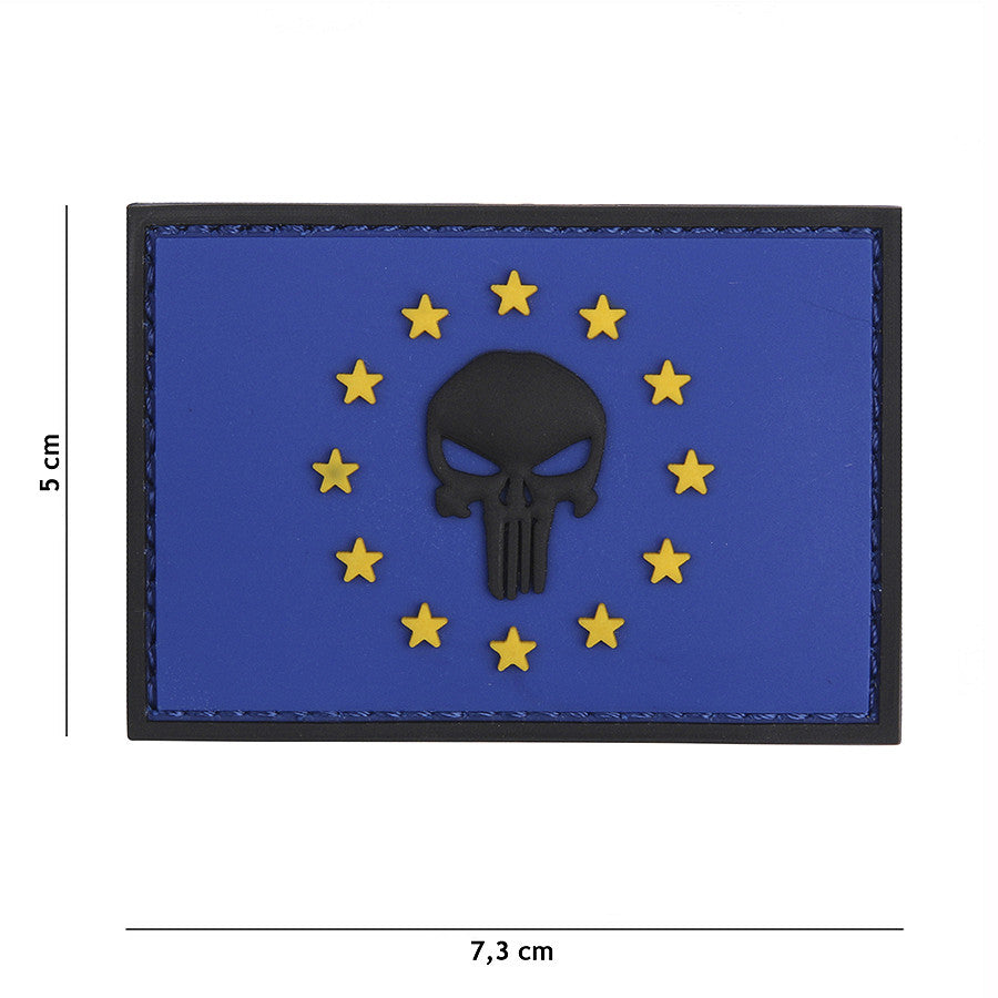 Embleem 3D PVC Punisher EU Albastru #13102 - Simbol de Forță și Identitate