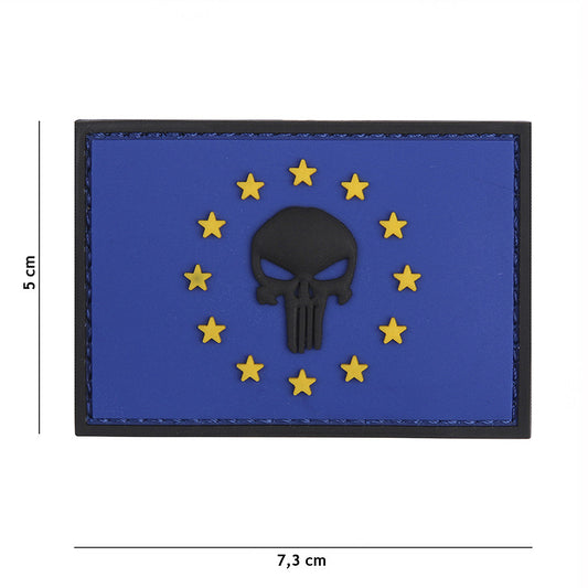 Embleem 3D PVC Punisher EU Albastru #13102 - Simbol de Forță și Identitate