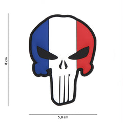 Embleem 3D PVC Punisher Frans - Marcare Identitate Indestructibilă