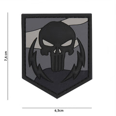 Embleem 3D PVC Punisher thunder strokes night - Afirmă-ți Forța