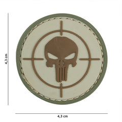 Embleem 3D PVC Punisher Vizier Coyote - Definește-ți Misiunea