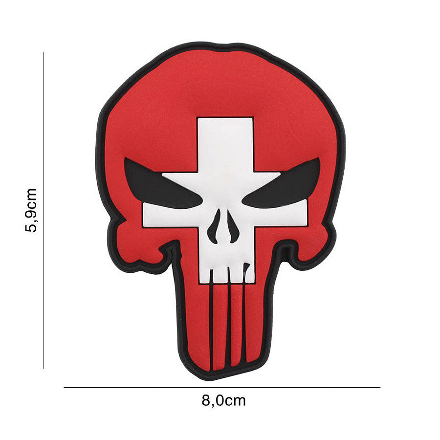 Embleem 3D PVC Punisher Zwitserland - Simbolul Tău de Forță