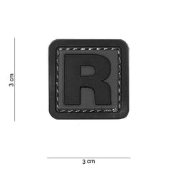 Embleem 3D PVC R - Personalizare Tactică Instant