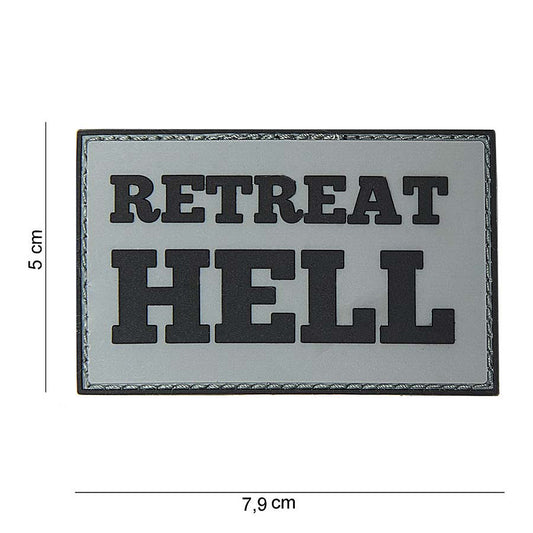 Embleem 3D PVC Retreat Hell #10060 - Afirmă-ți Voința Neînfricată