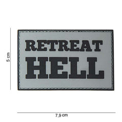 Embleem 3D PVC Retreat Hell #10060 - Afirmă-ți Voința Neînfricată