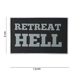 Embleem 3D PVC Retreat Hell #10063 - Afirmă-ți Spiritul Neînfricat