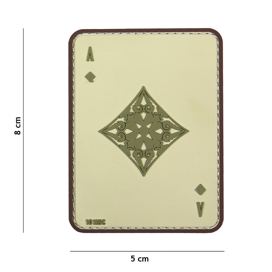 Embleem 3D PVC Ruiten Aas Coyote - Identitate Tactică Rapidă
