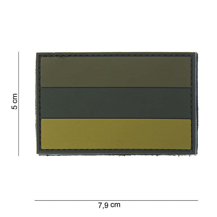 Embleem 3D PVC Rusia Verde - Aderență Sigură, Impact Maxim