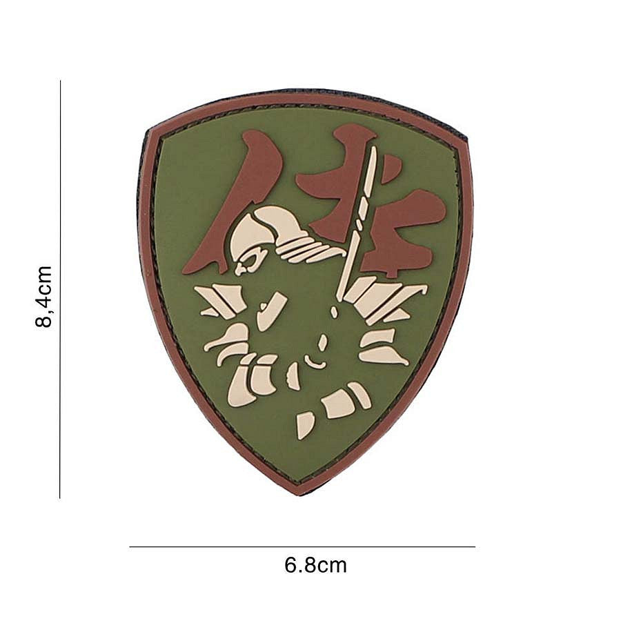 Embleem 3D PVC Samurai Shiel #3119 - Afirma-ți Forța Tacticală