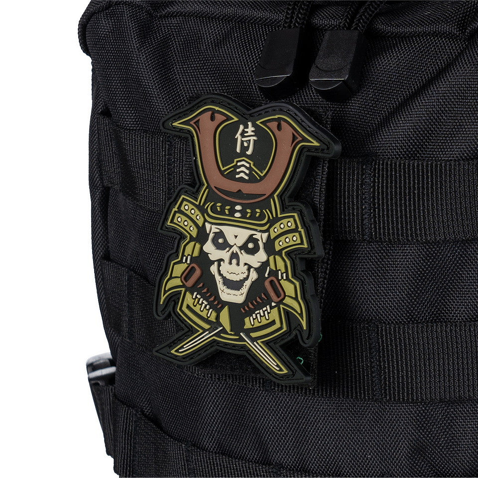 Embleem 3D PVC Samurai skull #5092 - Simbolul Forței Tactice
