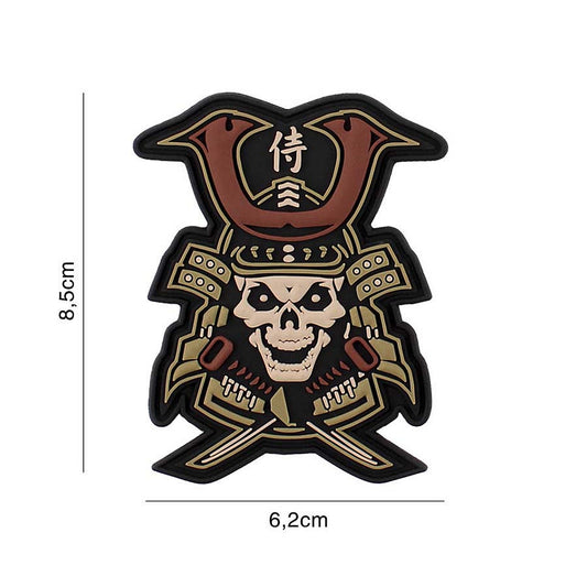 Embleem 3D PVC Samurai skull #5092 - Simbolul Forței Tactice