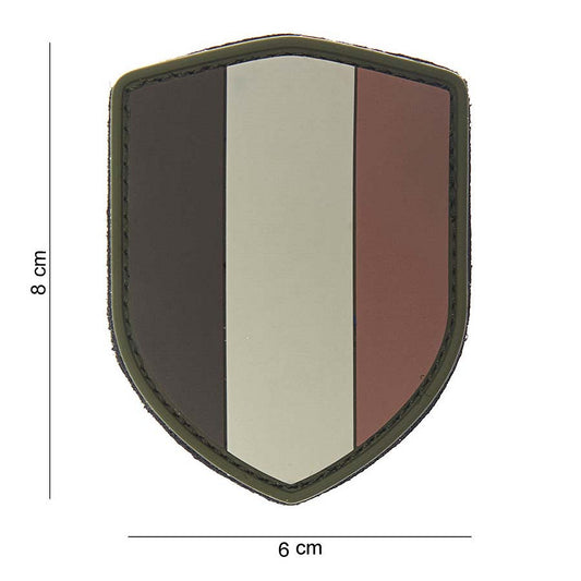 Embleem 3D PVC schild België Desert - Afirmă-ți Identitatea Tactică