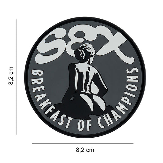 Embleem 3D PVC Sex-breakfast of champions #14065 - Afirmă-te Tactic