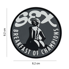 Embleem 3D PVC Sex-breakfast of champions #14065 - Afirmă-te Tactic