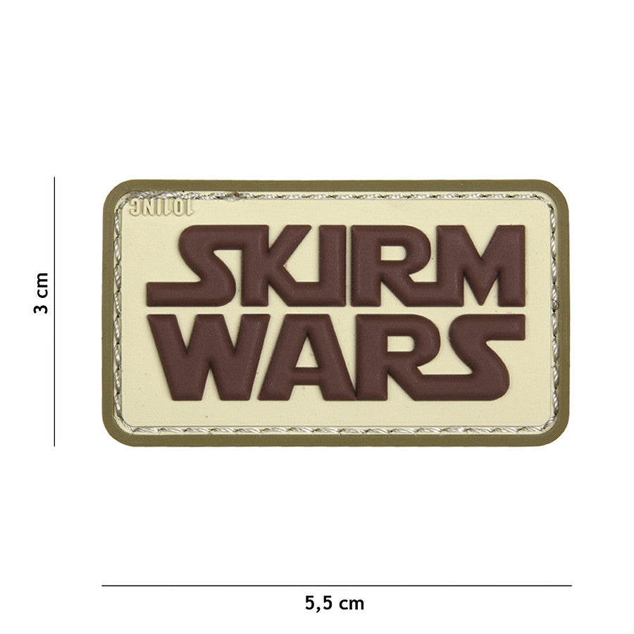 Embleem 3D PVC Skirm Wars Coyote - Identitate Impecabilă